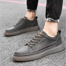 (PAGUE 1 LEVE 2 - PROMOÇÃO EXCLUSIVA) Sapatênis Masculino Em Couro Premium Bravus + BRINDE